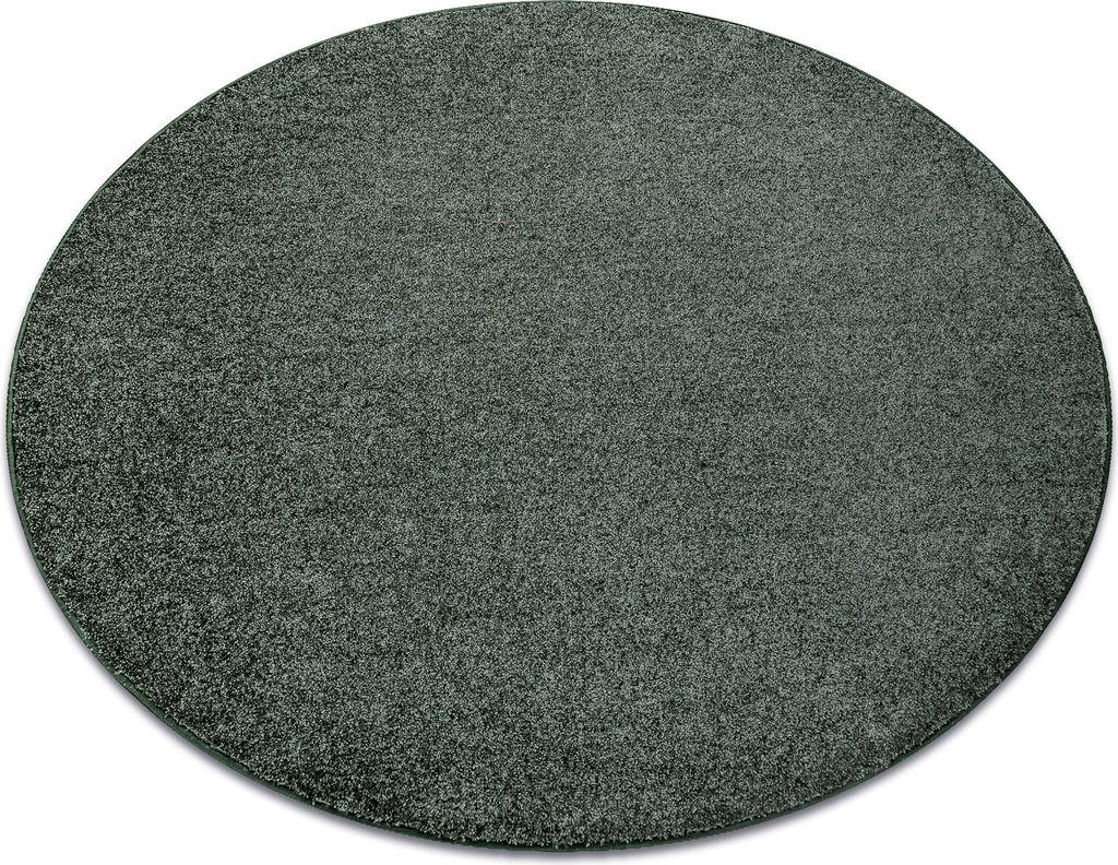 Teppich rund INDUS grün 27 eben, Melange Grün rund 150 cm