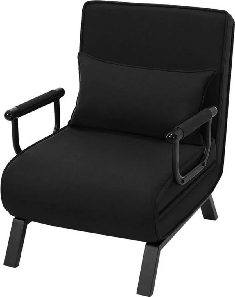 Optimisez votre espace avec ce Canapé-lit 3 en 1 - Lin Noir 65 cm