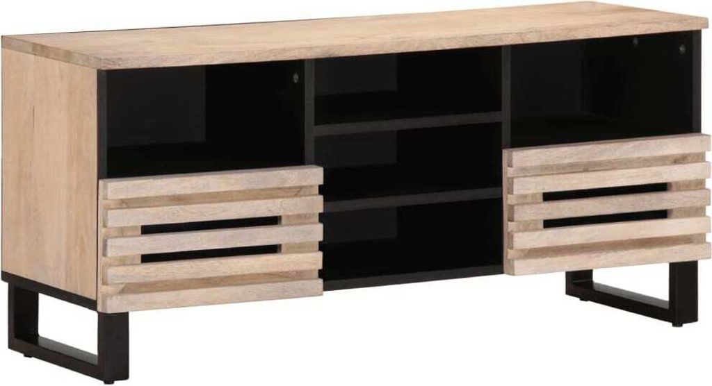 TV-Schrank 100x34x46 cm Massivholz Mango