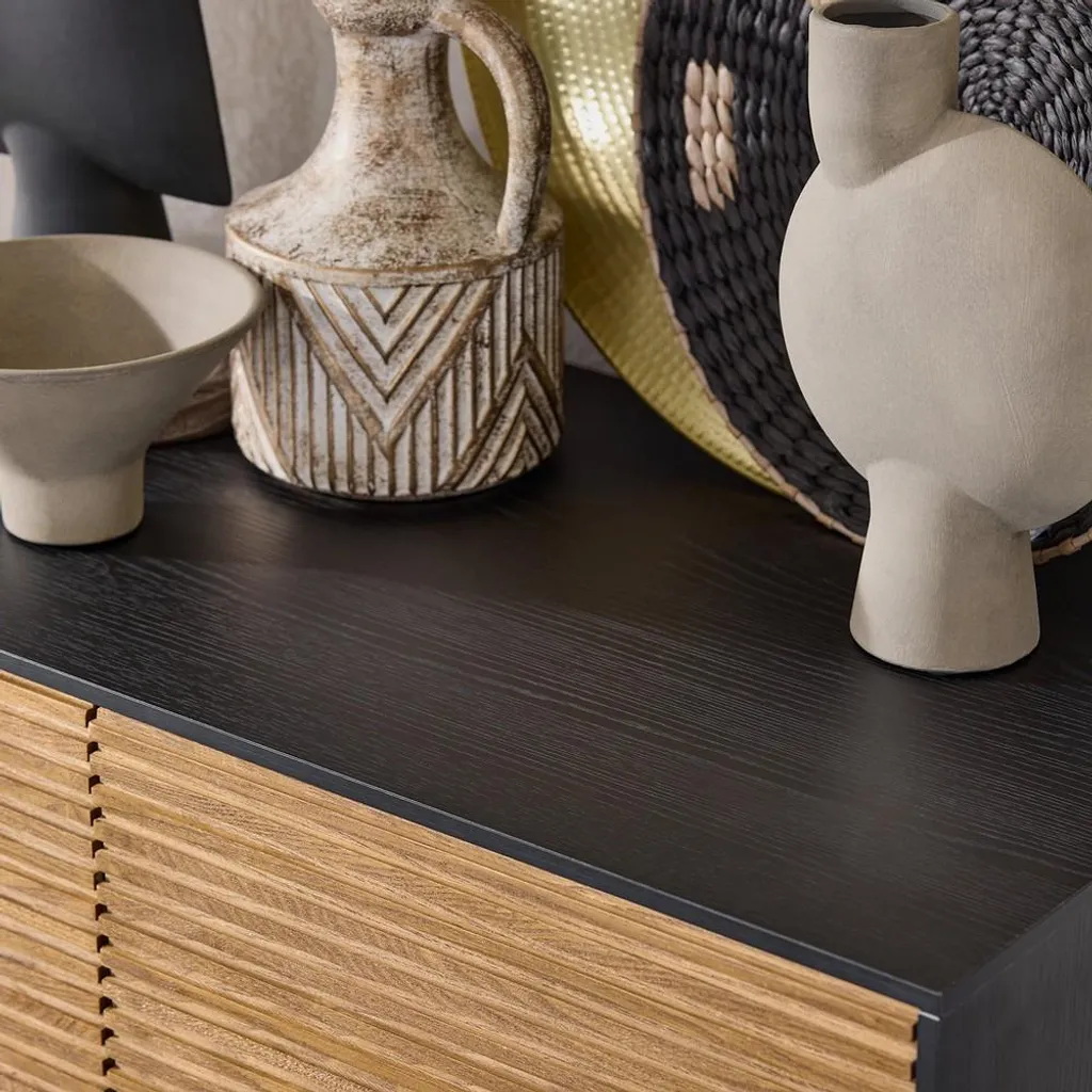 Optimiser votre Espace : Buffet Bas SoBuy 4 Portes pour Rangement Net - 7