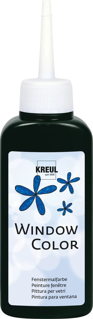 KREUL Window Color Schwarz 80 ml Produktbild 