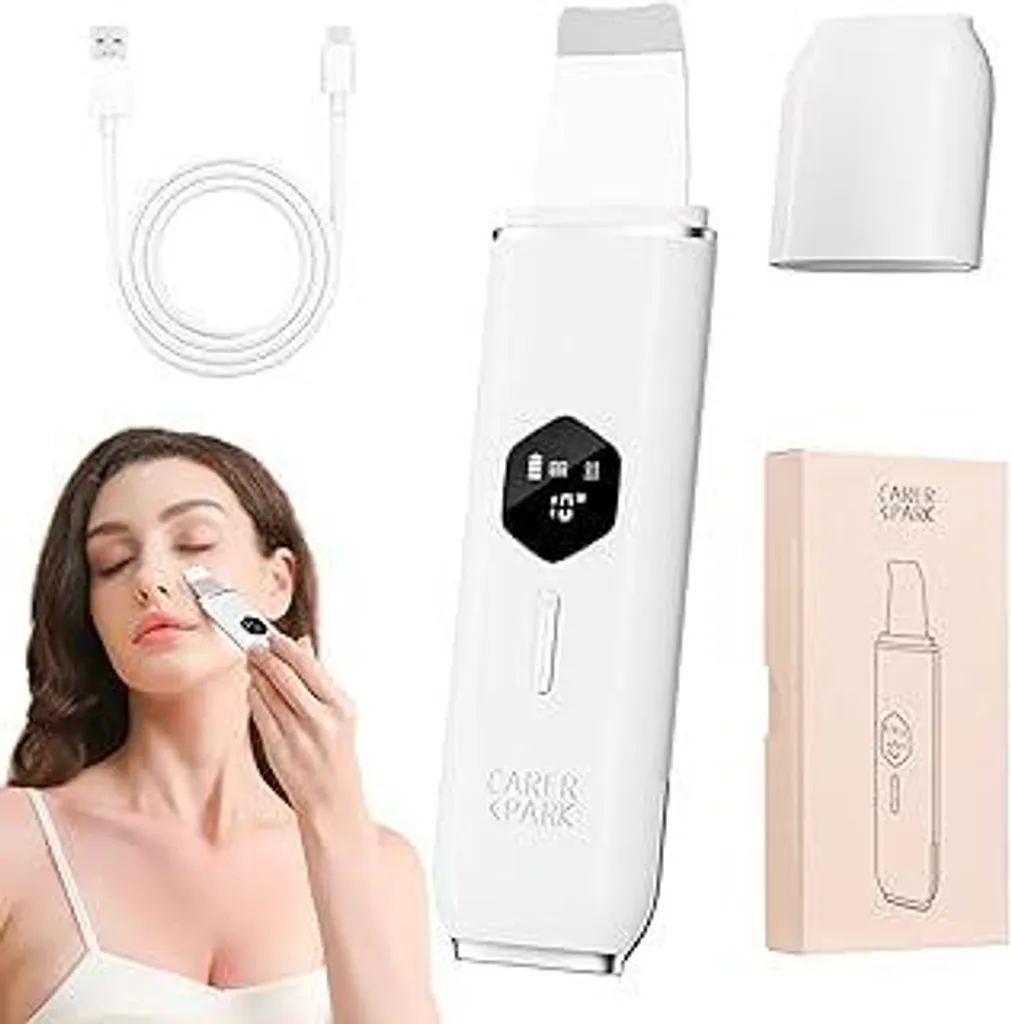 CARER SPARK Skin Scrubber: L'Eccellenza del Peeling Ultrasonico a Casa