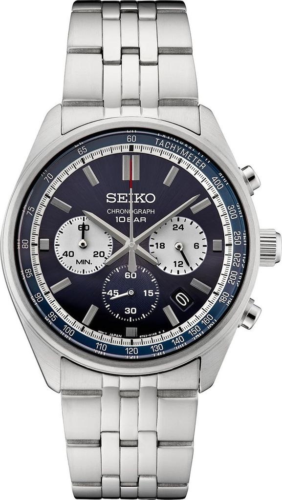 Zegarek  Seiko SSB427P1 srebrny Zdjęcie produktu 