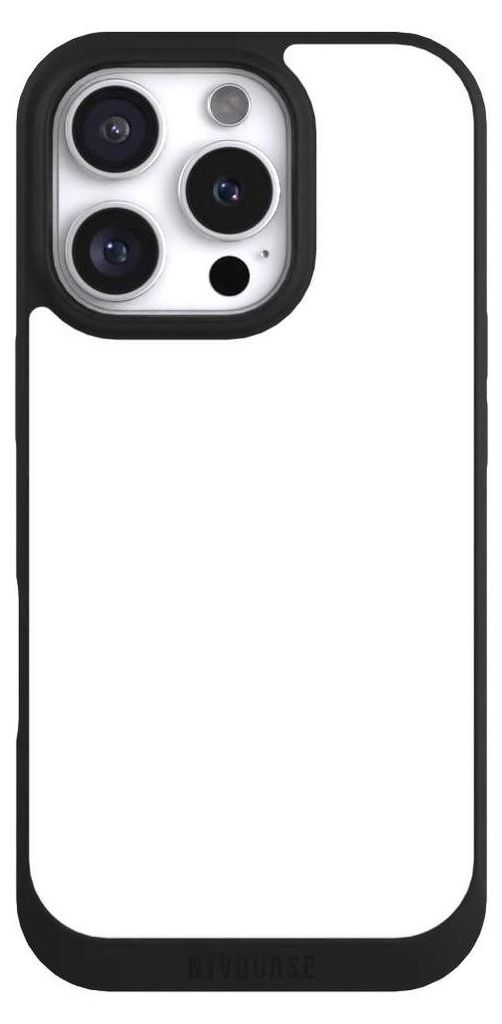 NIVOCASE Handyhülle für Apple iPhone 16 Pro Hülle NIVOpure Case Schwarz Farbe einfarbig weiß