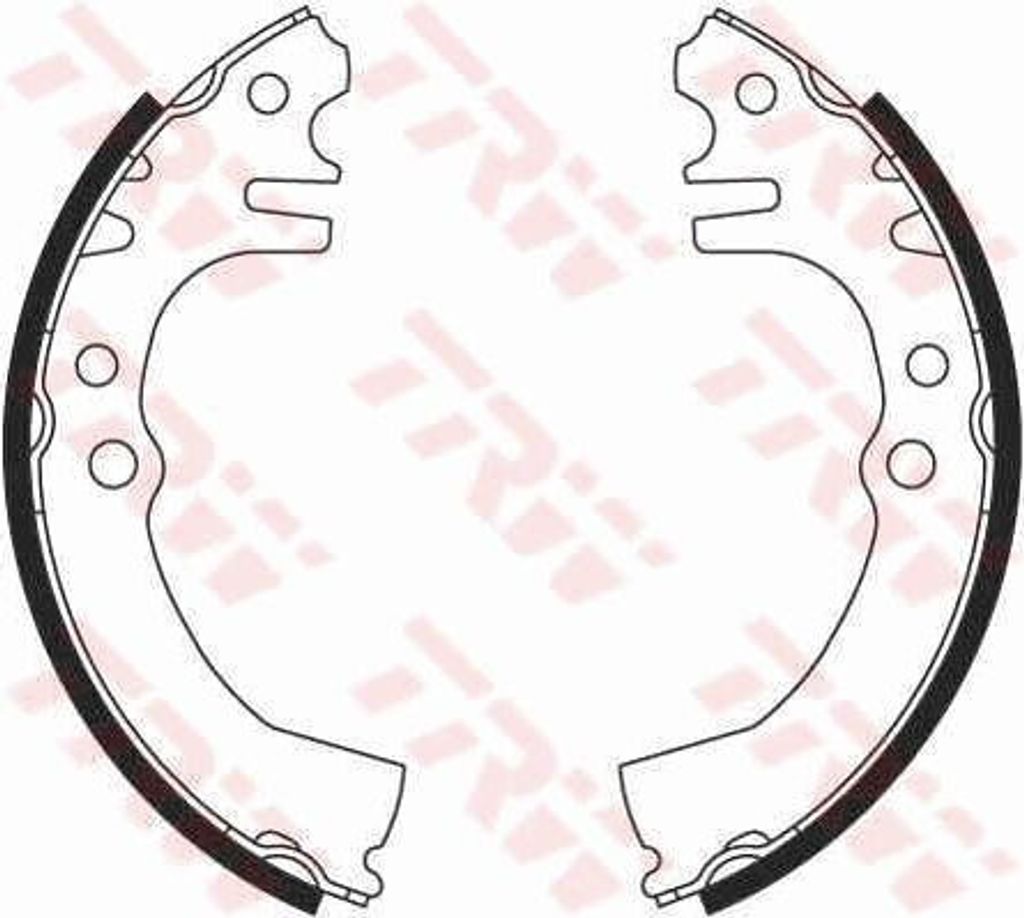 Trw Bremsbackensatz Hinterachse GS8699