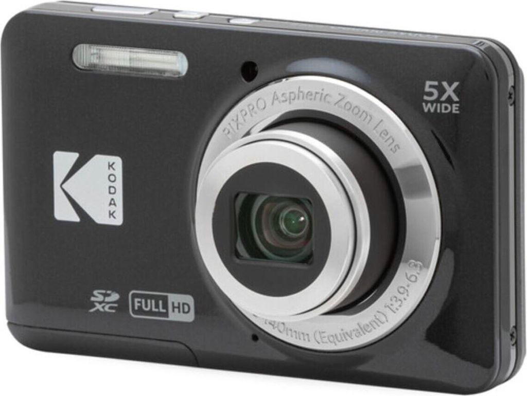 Kodak Pixpro X55 Kompaktkamera Schwarz 16MP 5x Opt. Zoom Produktbild 