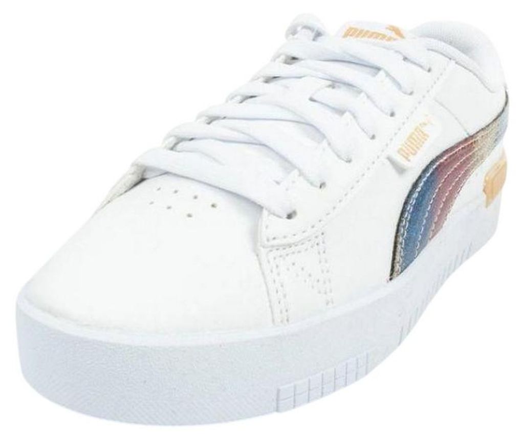 Puma - Damen Sneaker "Jada Olympic", Leder PP6298 (36,5 EU) (Weiß)