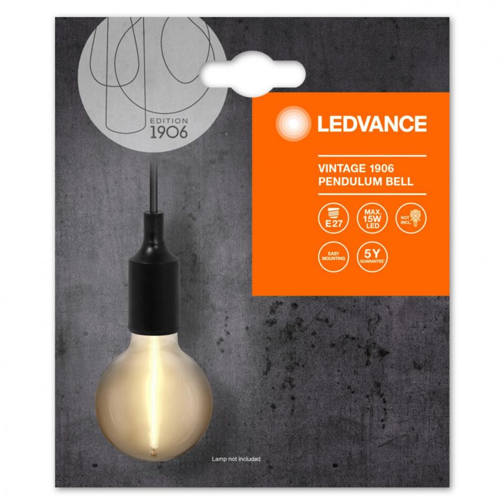 1906 Kyvadlov Zvon E27 Bk Ledv Obrázok produktu 