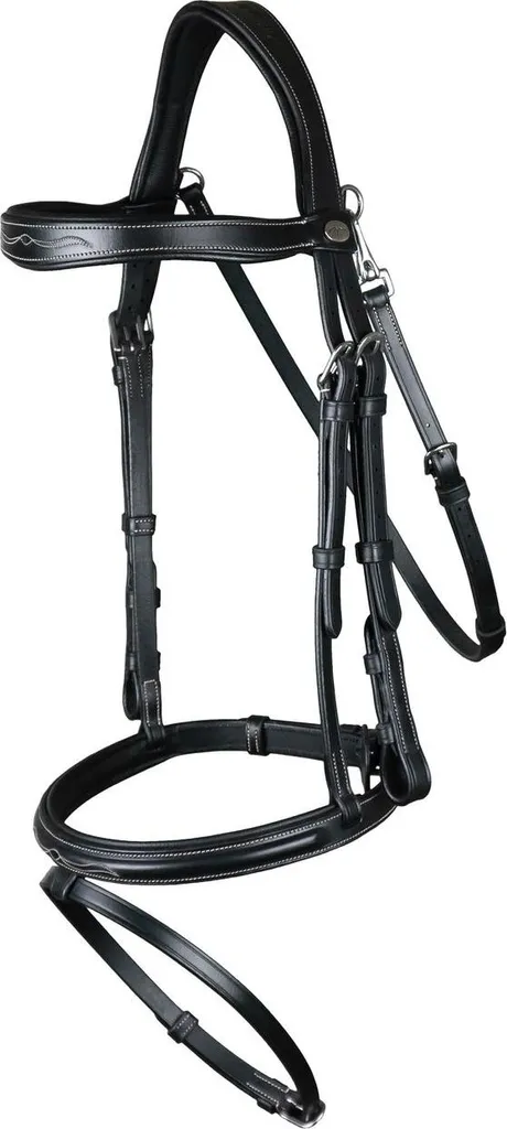 Bridon Dyon Working Collection muserolle combinée - Cuir buffle robuste