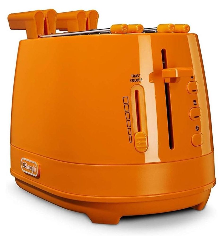 De’Longhi CTLAP2203.O, 2 Scheibe(n), Orange, Tasten, Produktbild 
