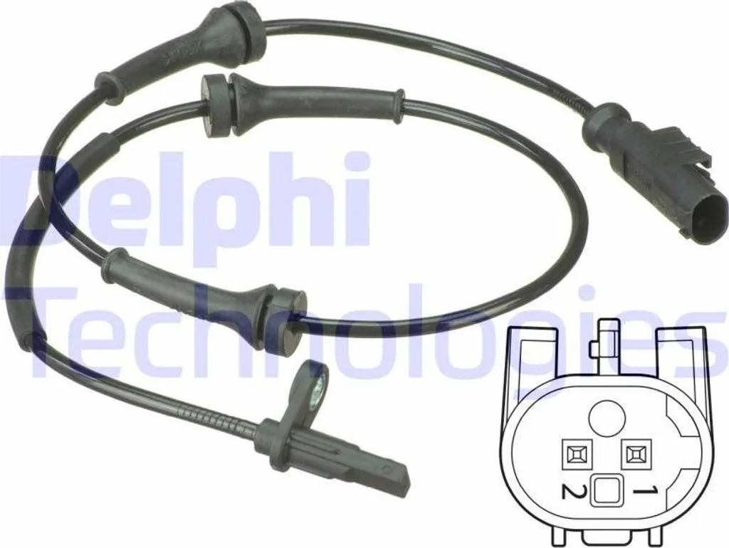 Delphi SS20540 Sensore ABS Ruota Posteriore 51787099 Fiat 500 Ka