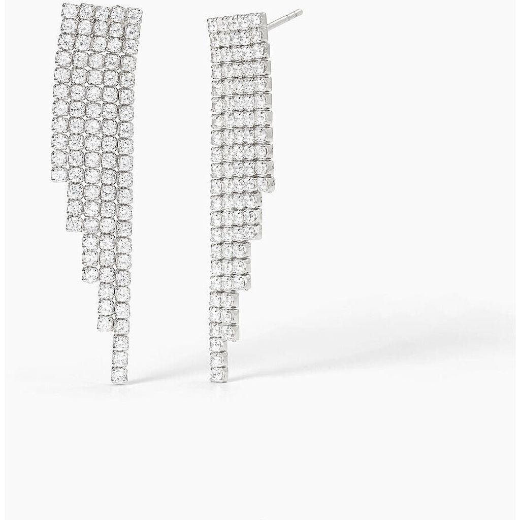 Mabina Damen Ohrhänger 563710 Silber mit Zirkona
