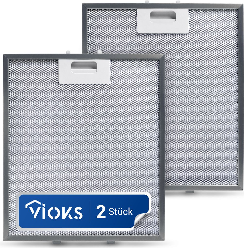 Metallfilter 2x passend wie Whirlpool 480122102168 Produktbild 