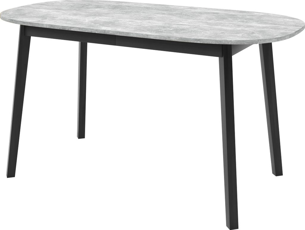 Masseno ESSTISCH VITO S 150 cm - 190 cm / 80 cm x 77 cm Ausziehbar Esszimmertisch, Küchentisch, Ovaler Tisch, Modern Design