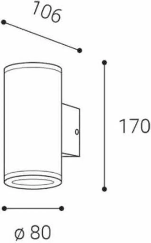 Applique murale MIDO 2 anthracite LED2 : solution design et durable 5131604 - 4