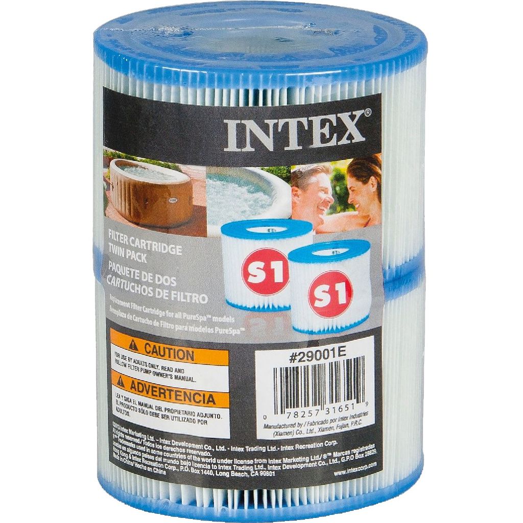 INTEX, Filterkartusche, Doppelpack, für Pure Spa S1, Blau Produktbild 