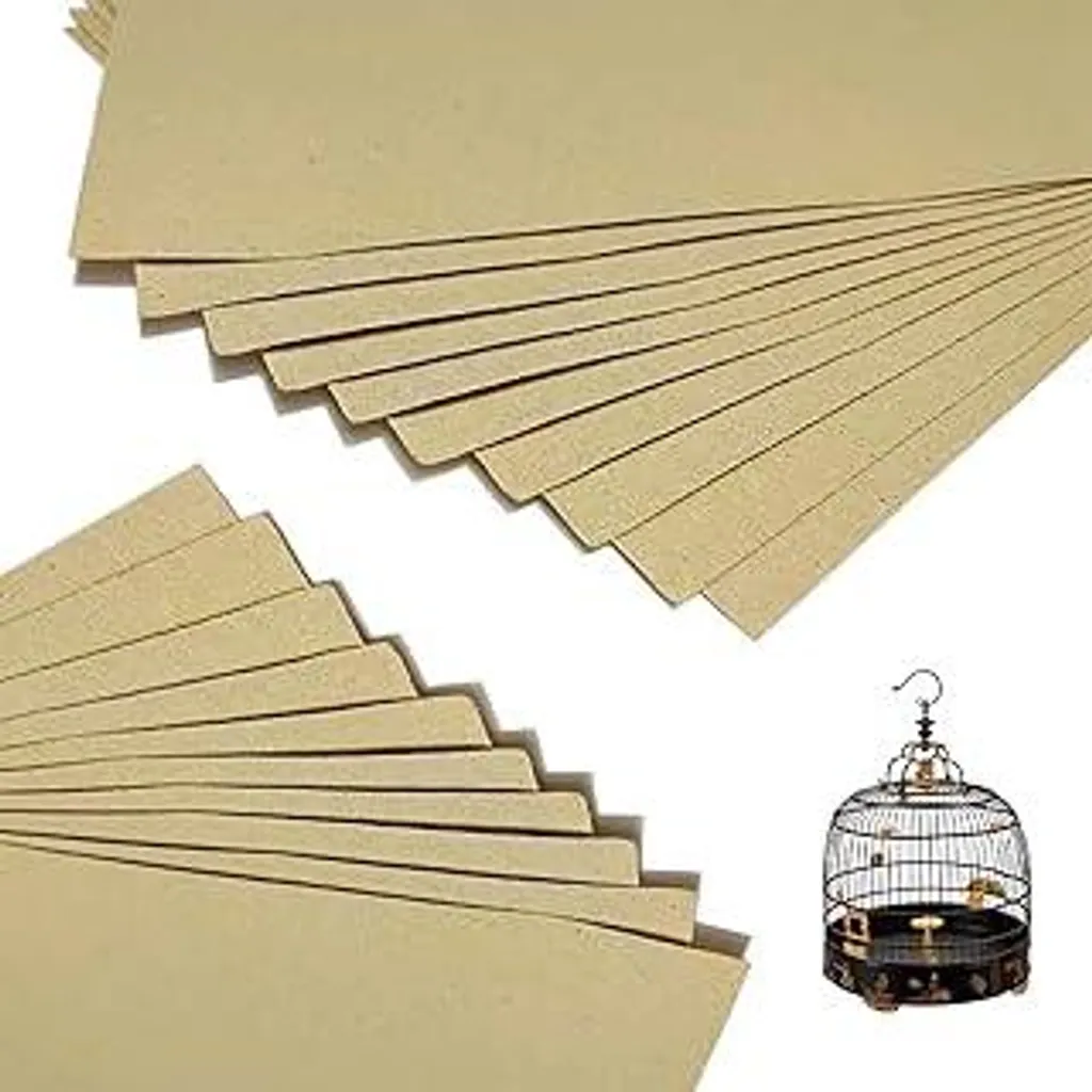 30 pezzi di carta ghiaiosa per gabbie per uccelli, rivestimento ghiaioso per gabbie per uccelli, carta ghiaiosa per gabbie per uccelli, tappetino ghiaioso per uccelli migliorato, per piccoli pappagalli, calopsiti, parrocchetti