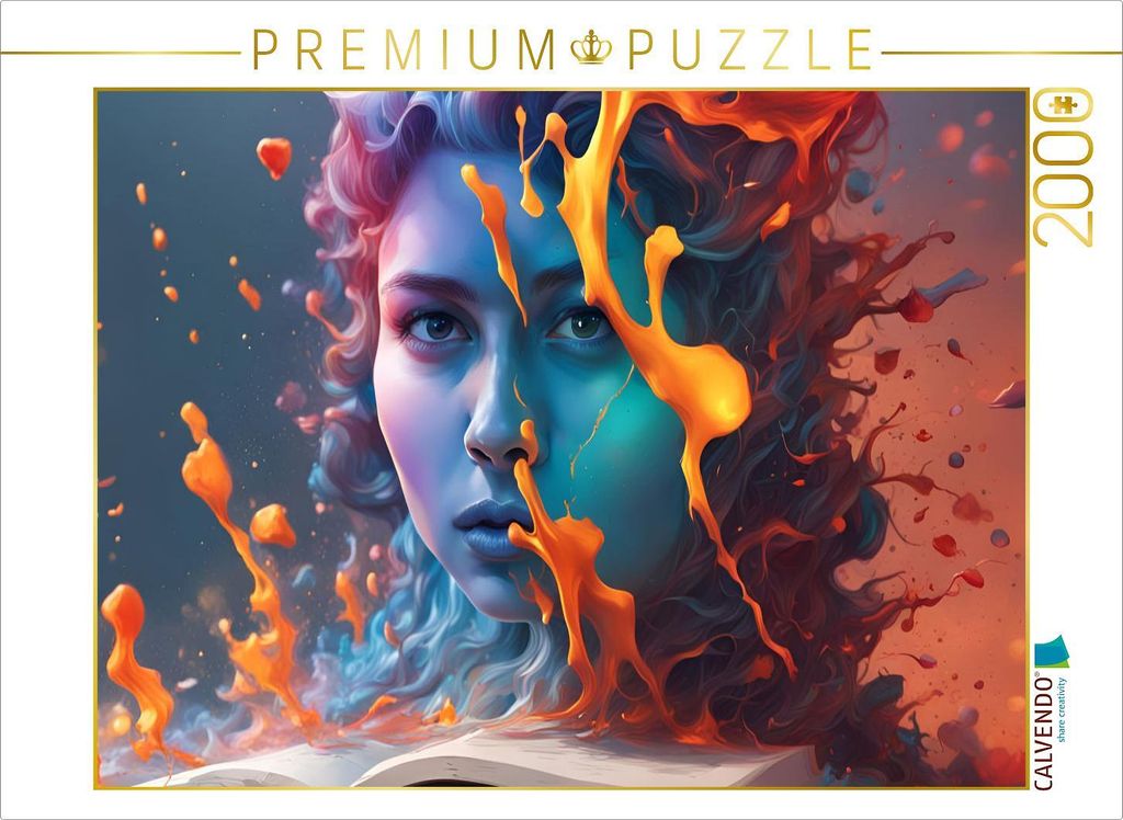 CALVENDO Puzzle Kreativer Geist | 2000 Teile Lege-Größe 90x67cm Foto-Puzzle für glückliche Stunden