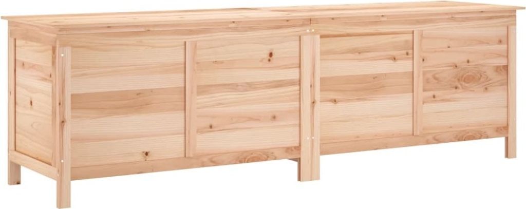 vidaXL Cassapanca da giardino 198,5x50x56,5 cm in legno Immagine del prodotto 