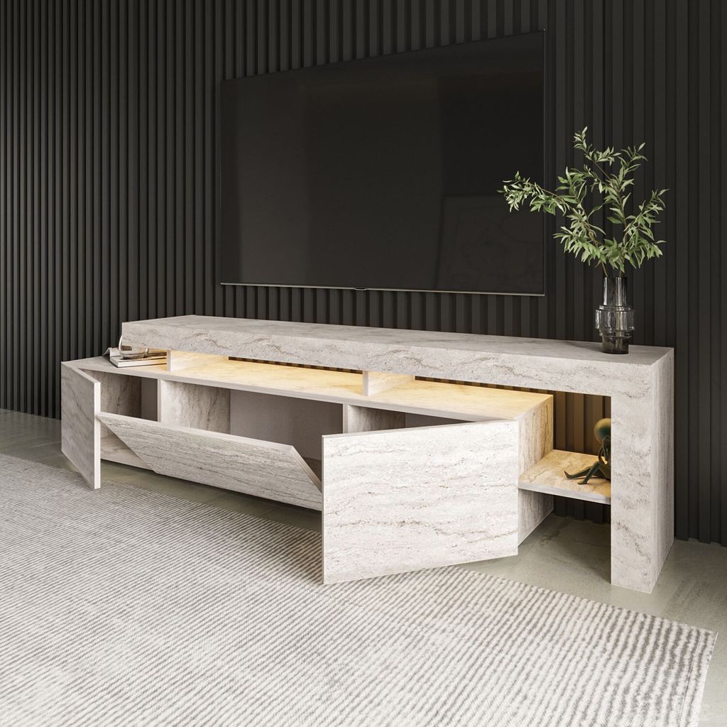 Skye Decor, Beliz - Travertine, Travertin, Fernsehtisch, Produktbild 4