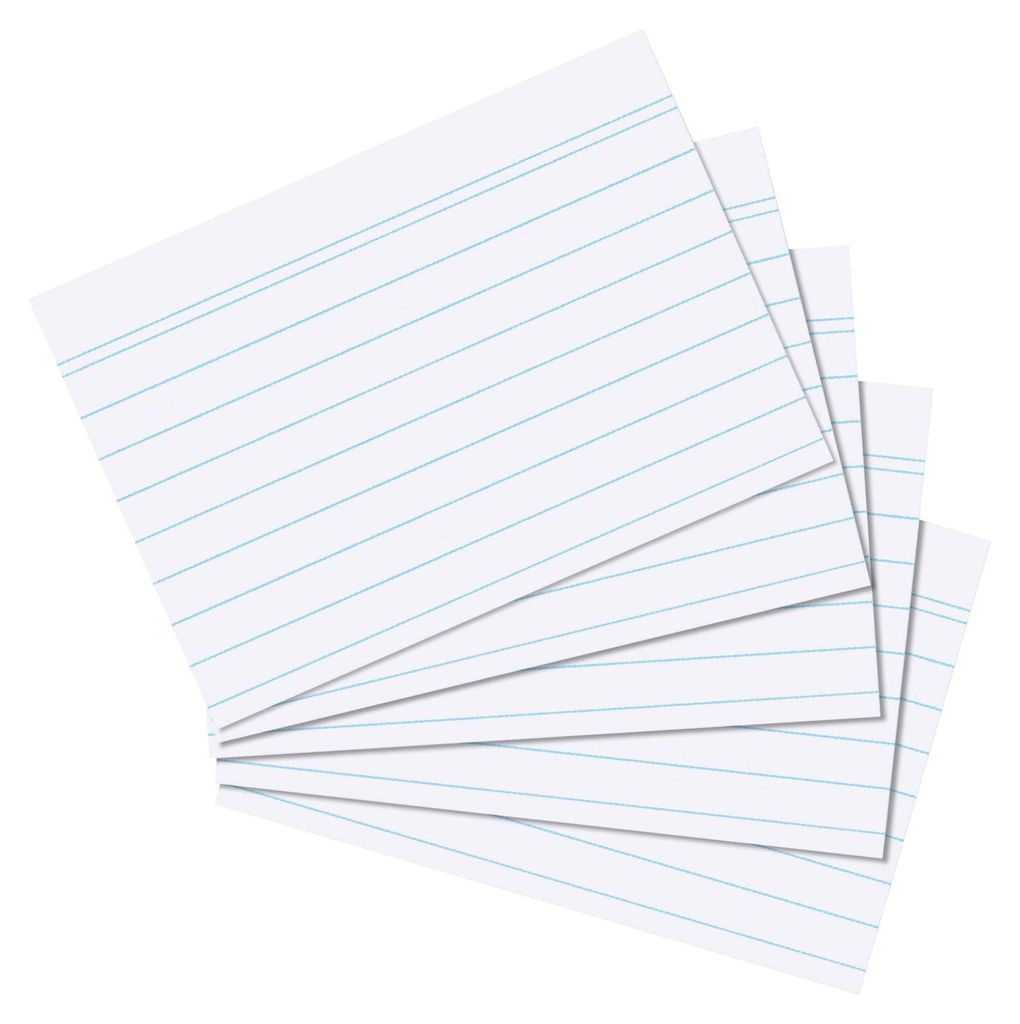 Herlitz herbruikbare kaartjes, wit, verpakking van 100 Productafbeelding 