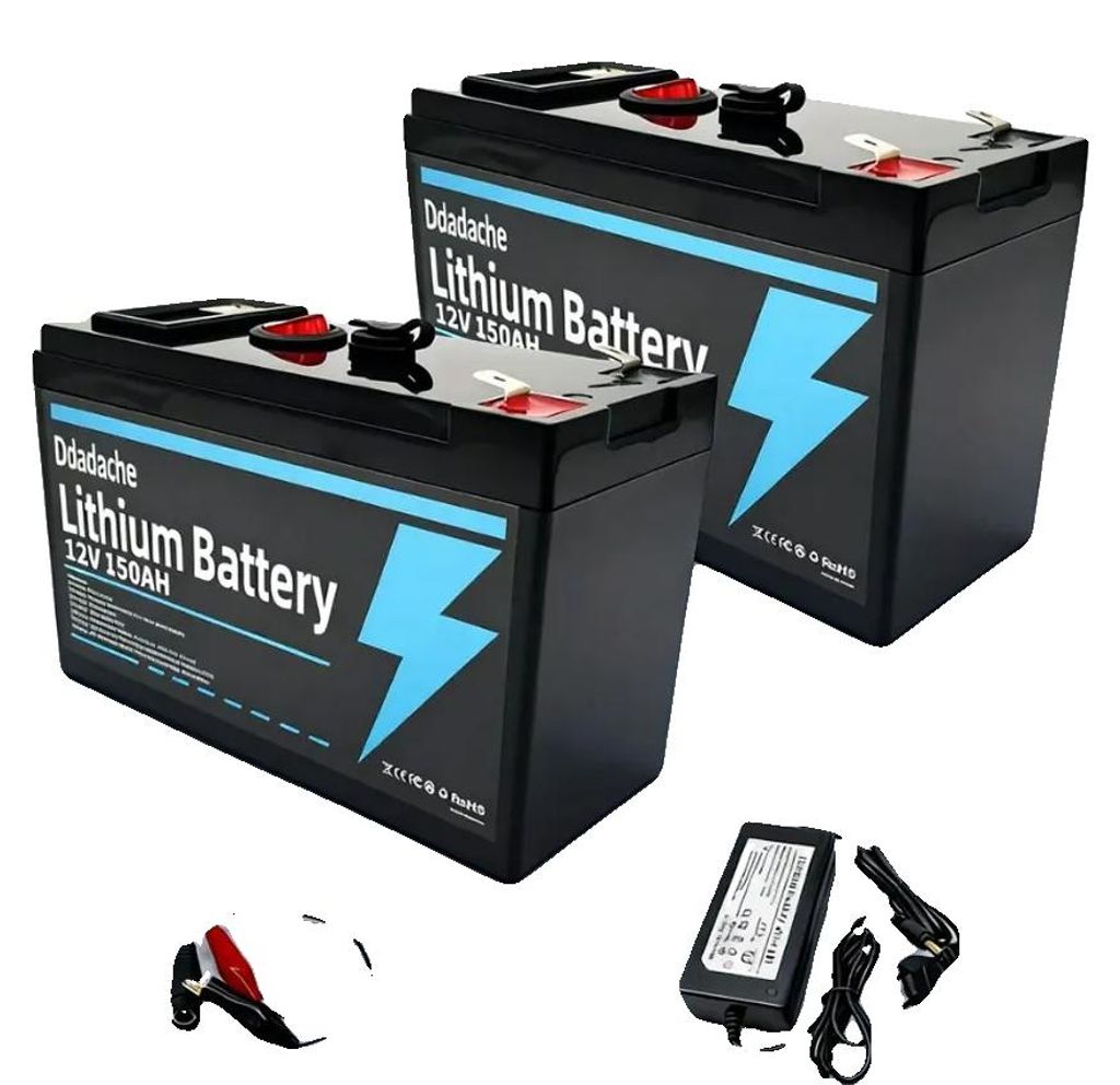 Lithium-Batterie, 12V, 150Ah, 12V 150000mAh-2PCS Produktbild 