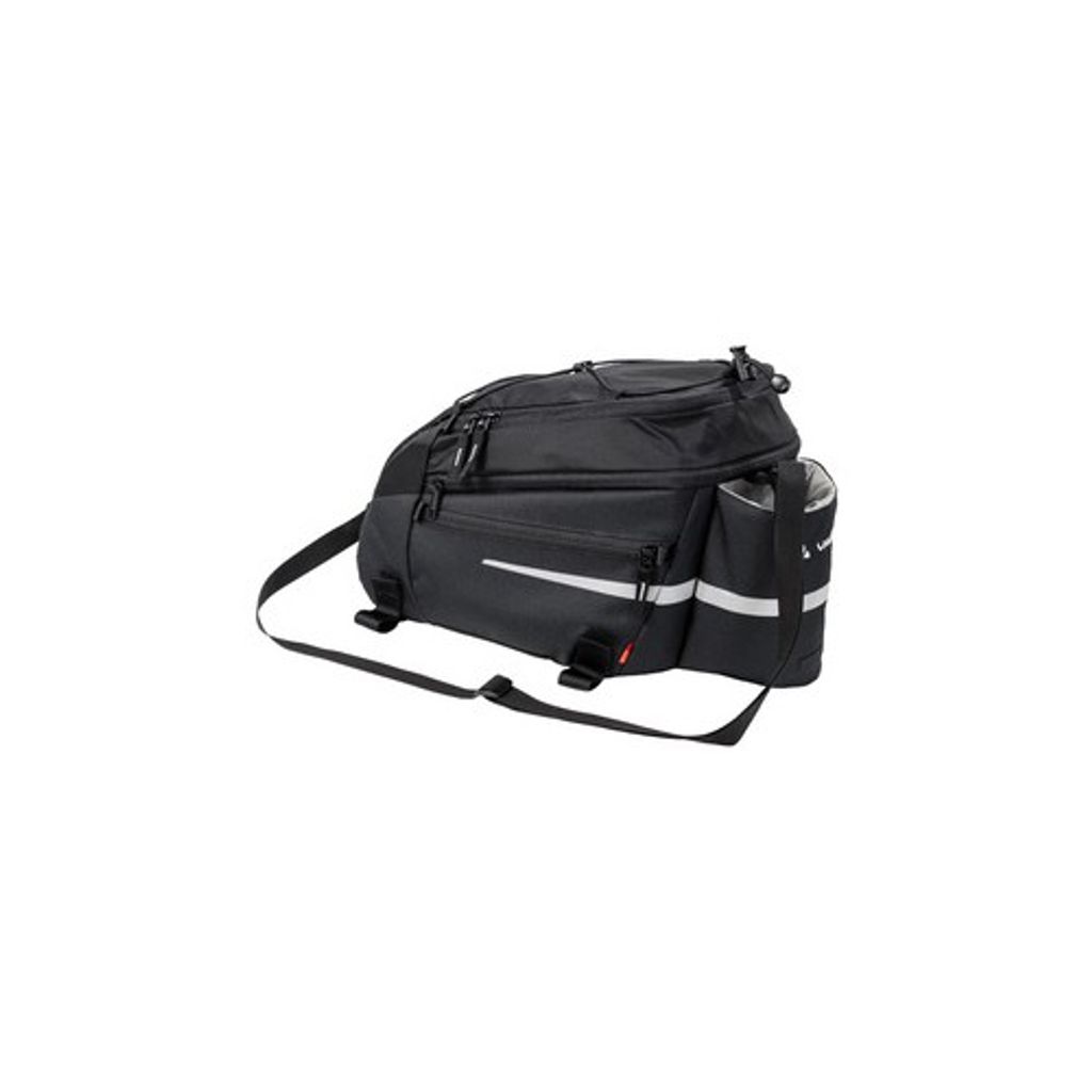 VAUDE Silkroad L (i-Rack), Hinten, Fahrradtasche, Polyamid, Schwarz, 11 l, 200 mm