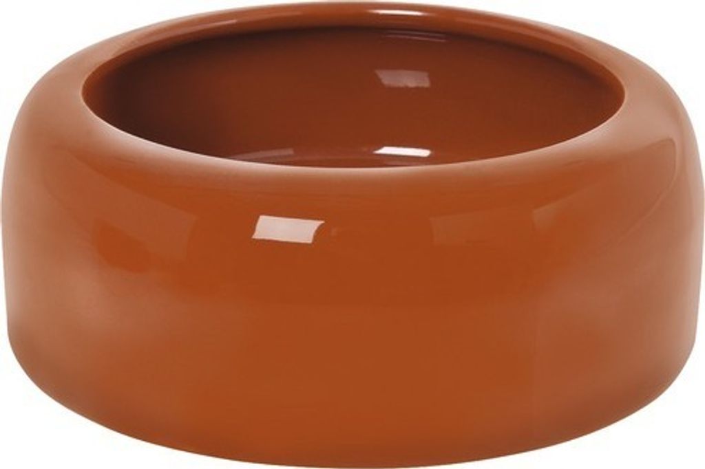 Ceramiczna miska do karmienia Karlie, brązowa, 500 ml Zdjęcie produktu 