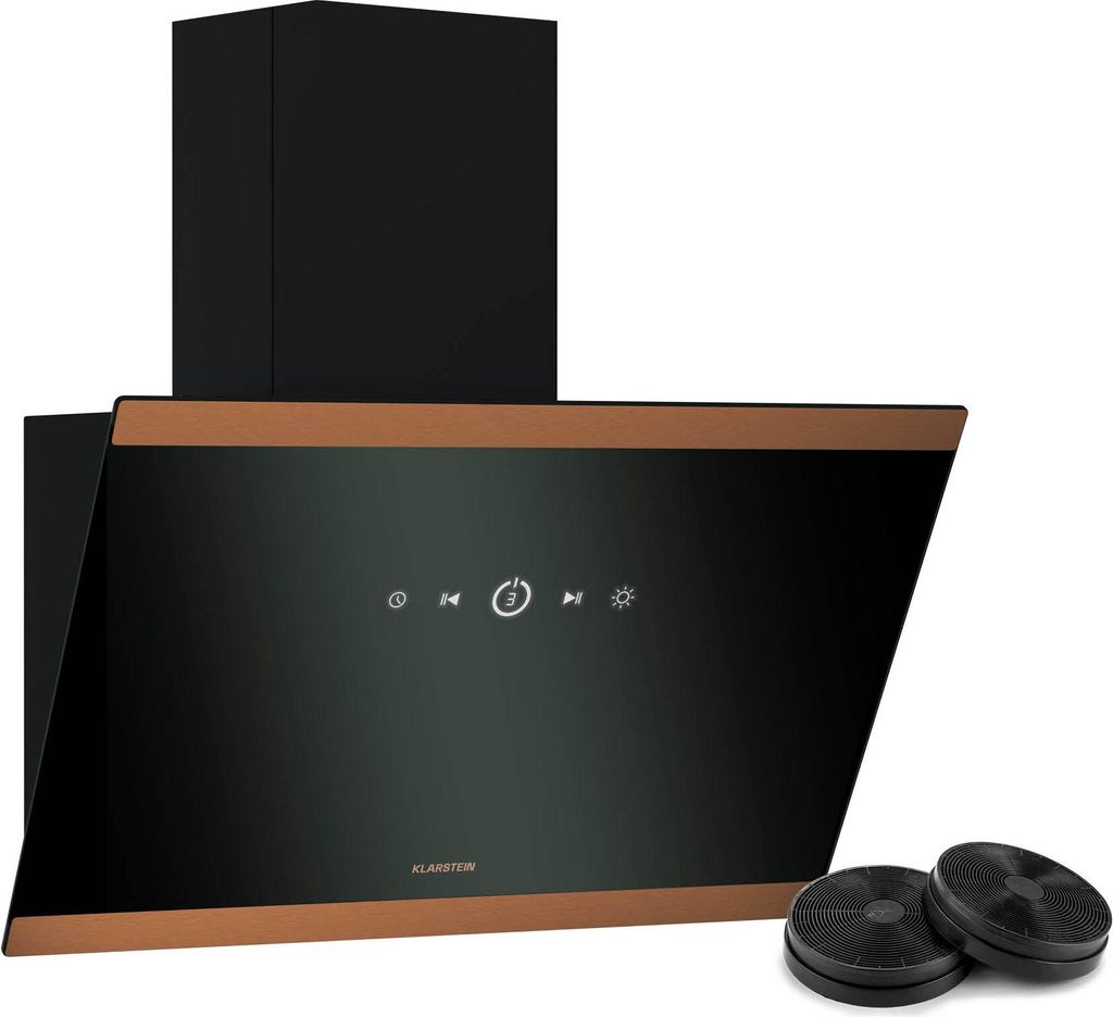 Klarstein FlashLine Hotte Aspirante - 60 cm, Écran tactile, Image du produit 