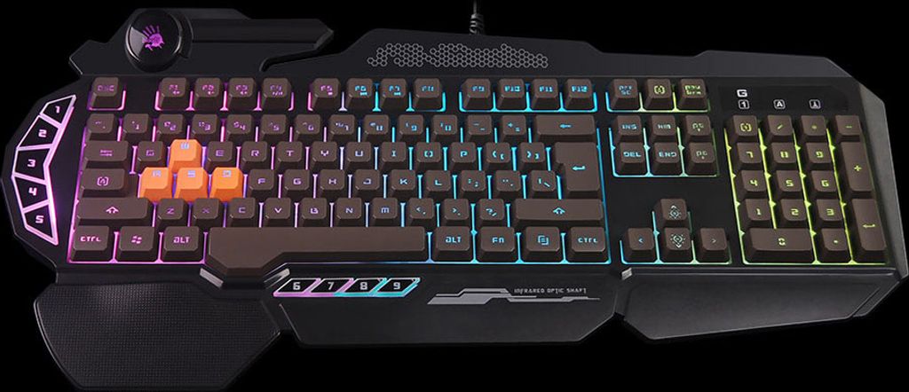 A4tech B314 - Standard - USB - Optomechanischer Schlsselschalter - QWERTY - Schwarz A4tech