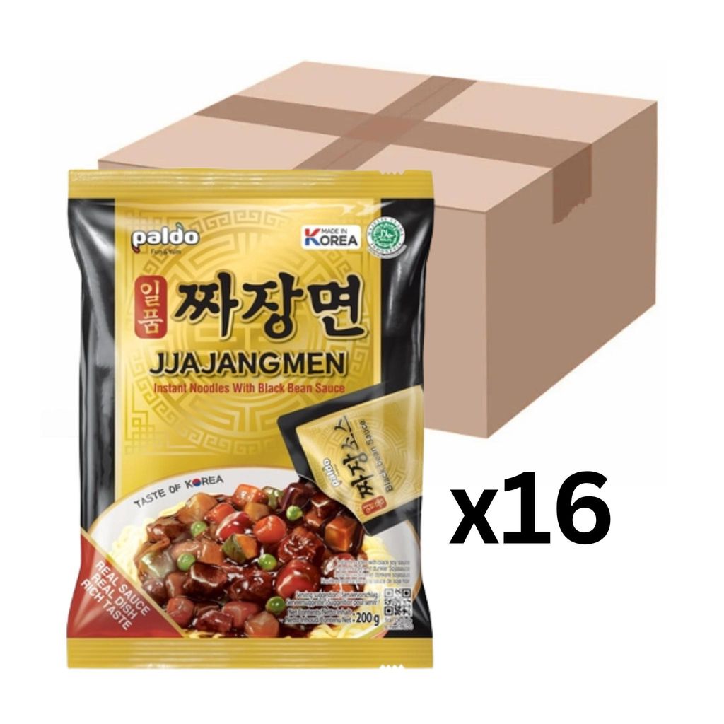 16er-Pack Paldo Instantnudeln Jjajangmen 200g Produktbild 
