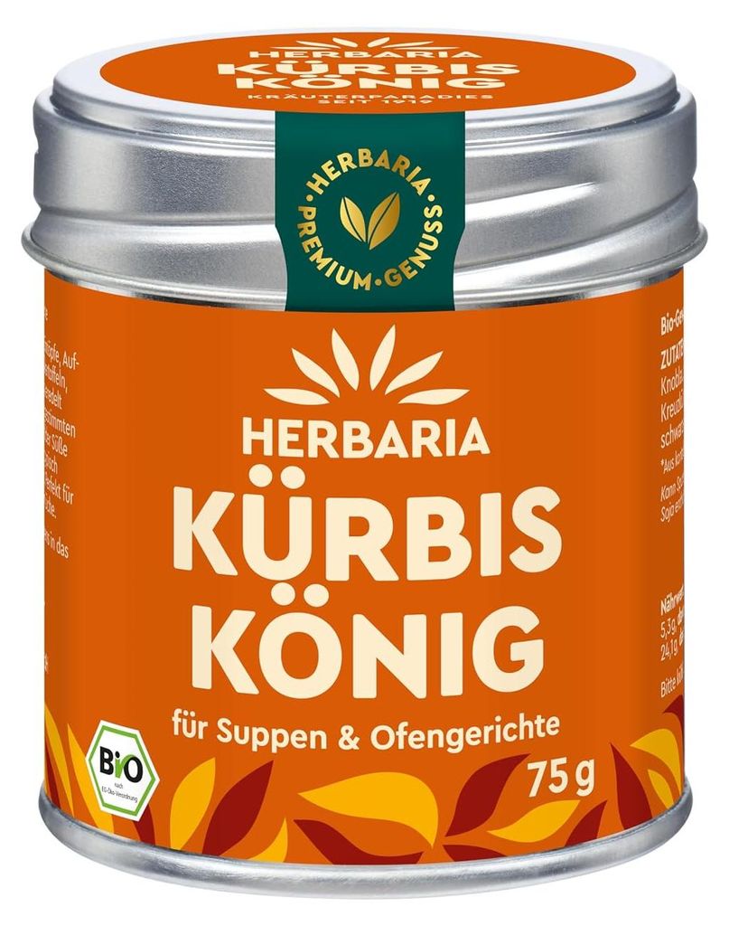Herbaria Kürbiskönig  SD-Dose, 75 g Produktbild 