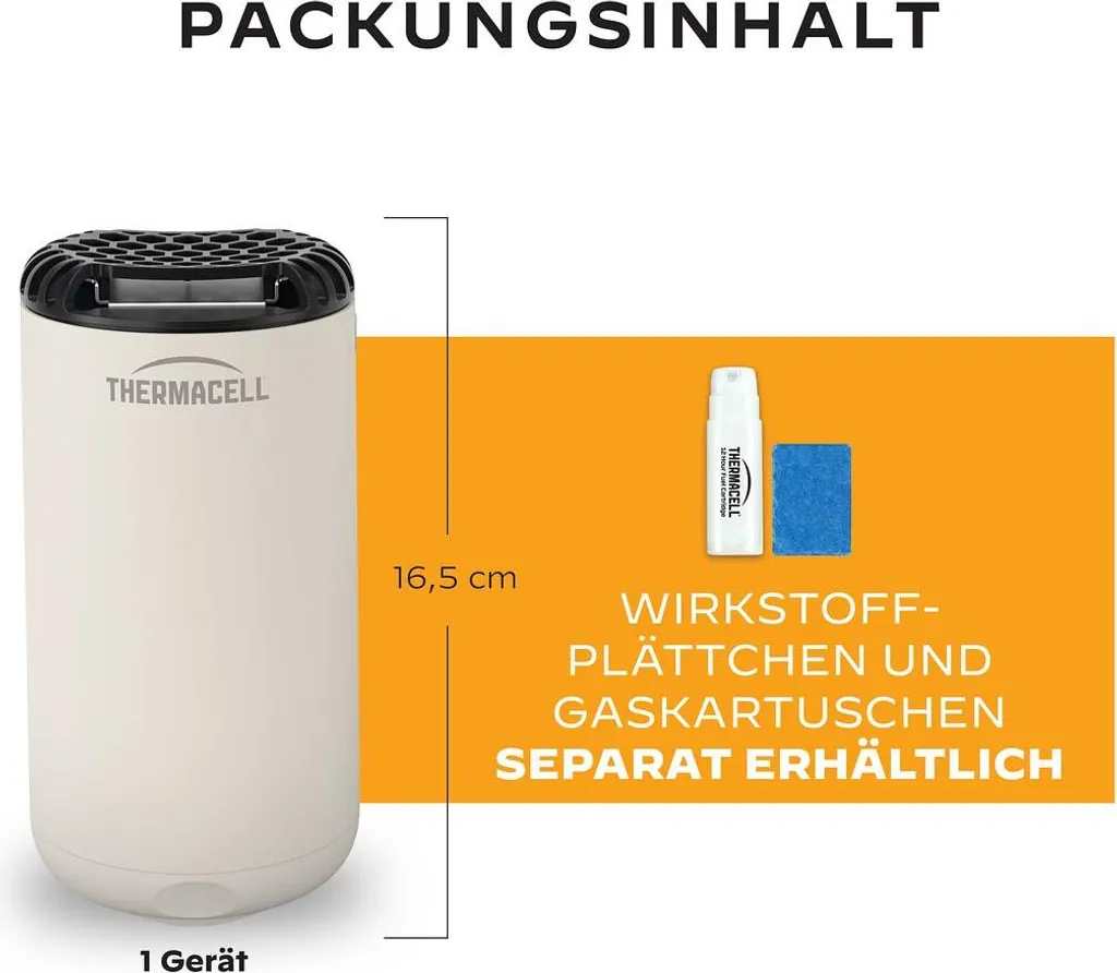 Stop aux moustiques : Thermacell Protect diffuseur sur pied crème 20m² - 12