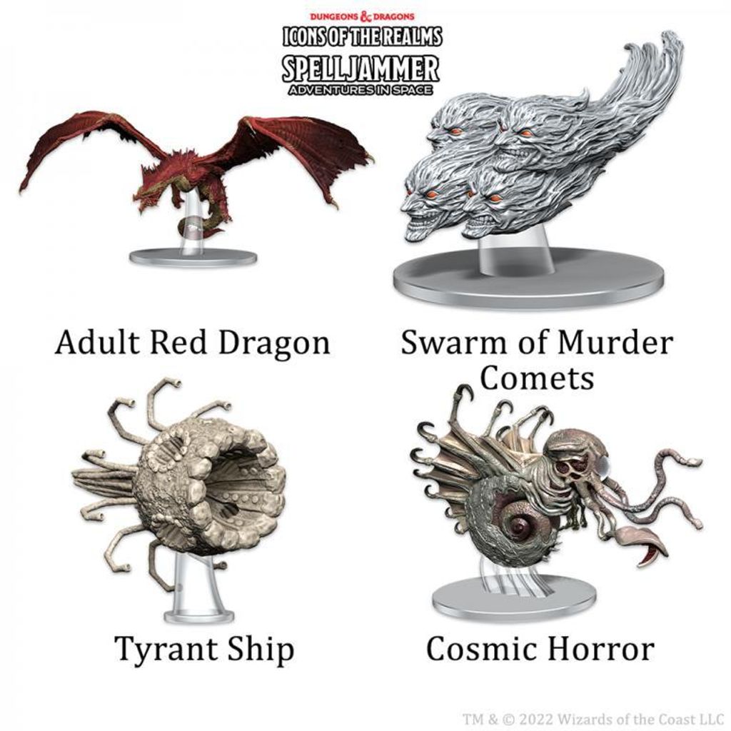 D&D Icons of the Realms: Schiffsmaßstab – Bedrohungen aus dem Kosmos