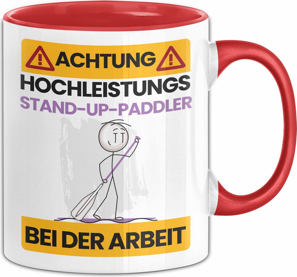 Stand-Up-Paddler Tasse Geschenk Lustiger Spruch Produktbild 
