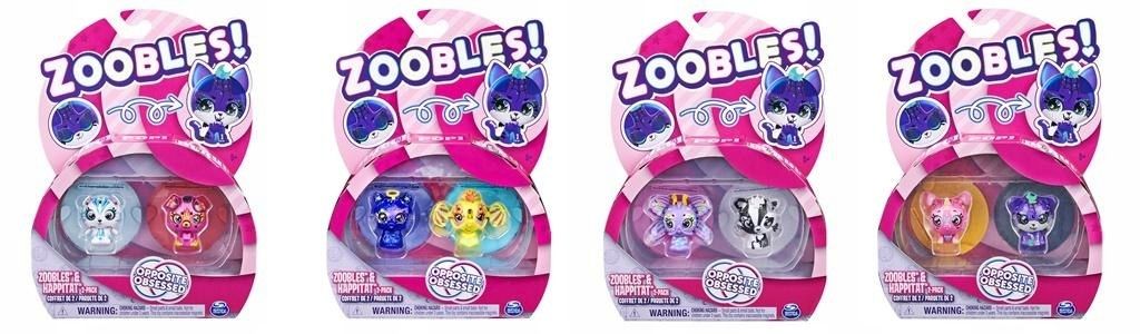 Spin Master Zoobles animali confezione doppia Immagine del prodotto 
