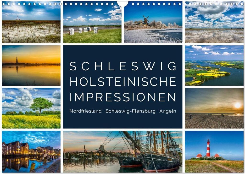 Schleswig-Holsteinische Impressionen (Wandkalender 2026 DIN A3 quer), CALVENDO Monatskalender