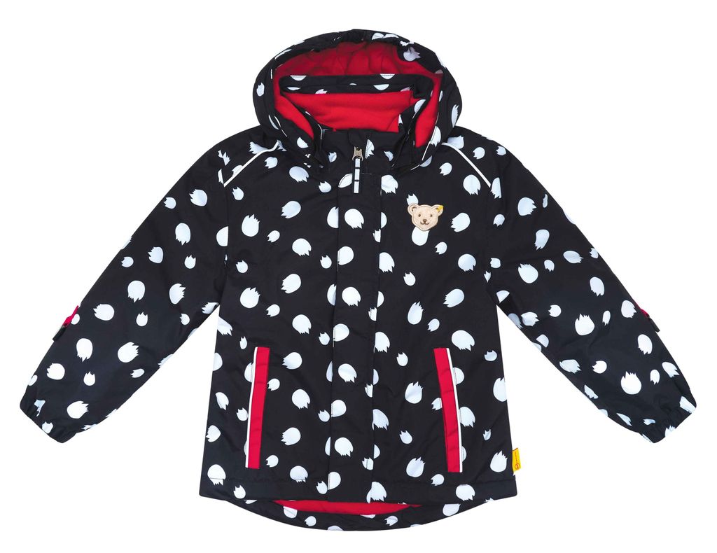Steiff Mädchen Jacke Tupfen, steiff navy 86