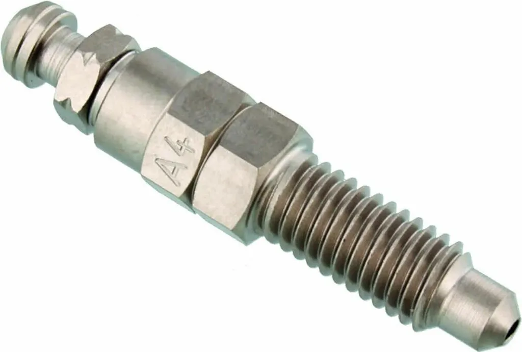 Vis de purge d'air de frein M8 x 1,25 x 22 mm pour circuit hydraulique moto