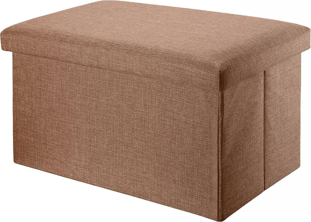 Intirilife Skladacia lavica 78x38x38 cm v STONE BROWN - Obrázok produktu 