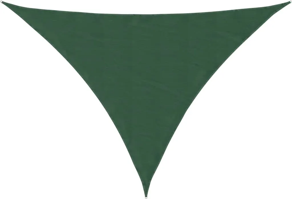 vidaXL Vela Parasole Verde Scuro 7x5x5 m | Tenda da Sole Esterno Oxford