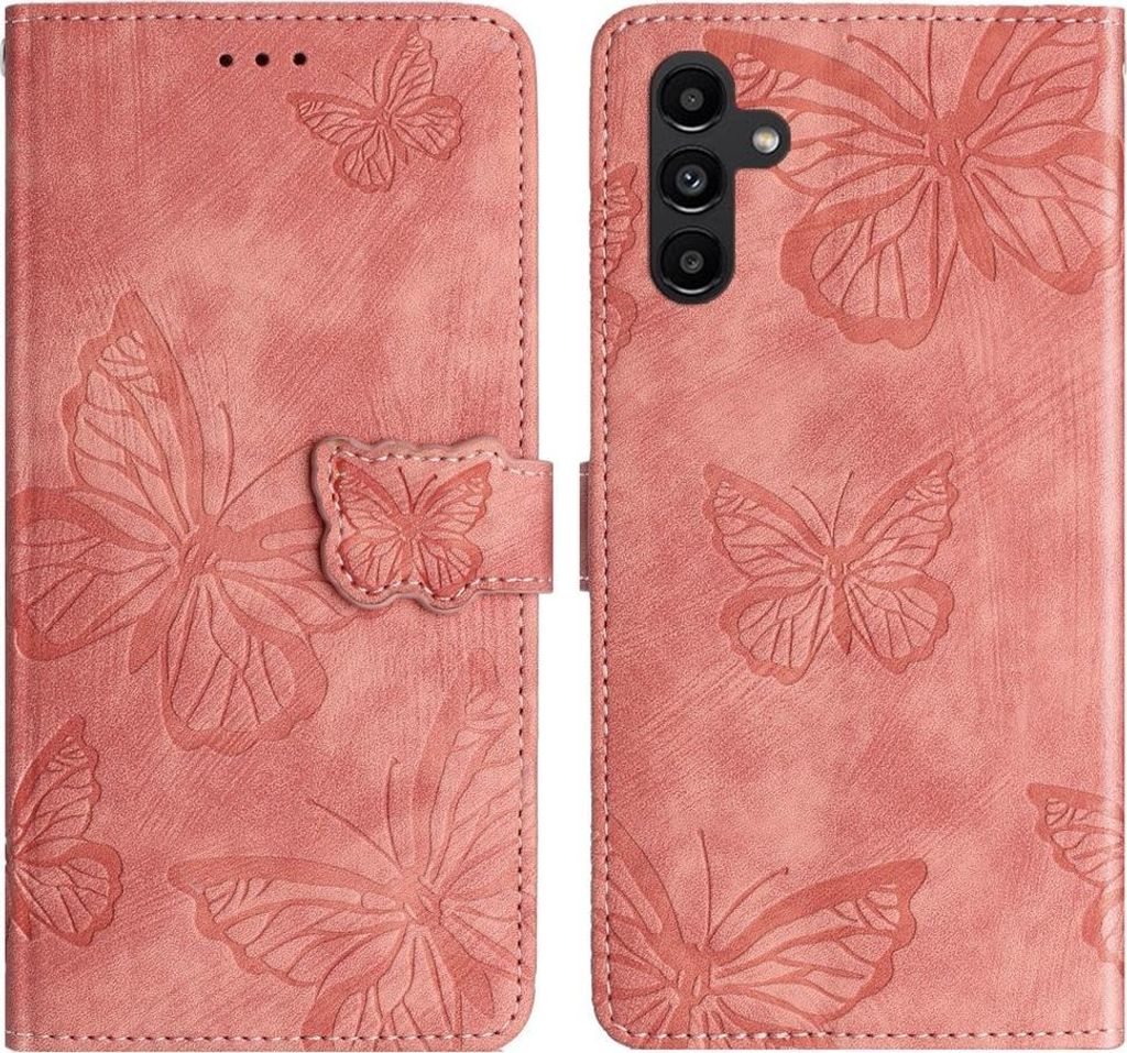 Samsung Galaxy A17 Hülle - Coverup Schmetterlinge Klapphülle - Rosa