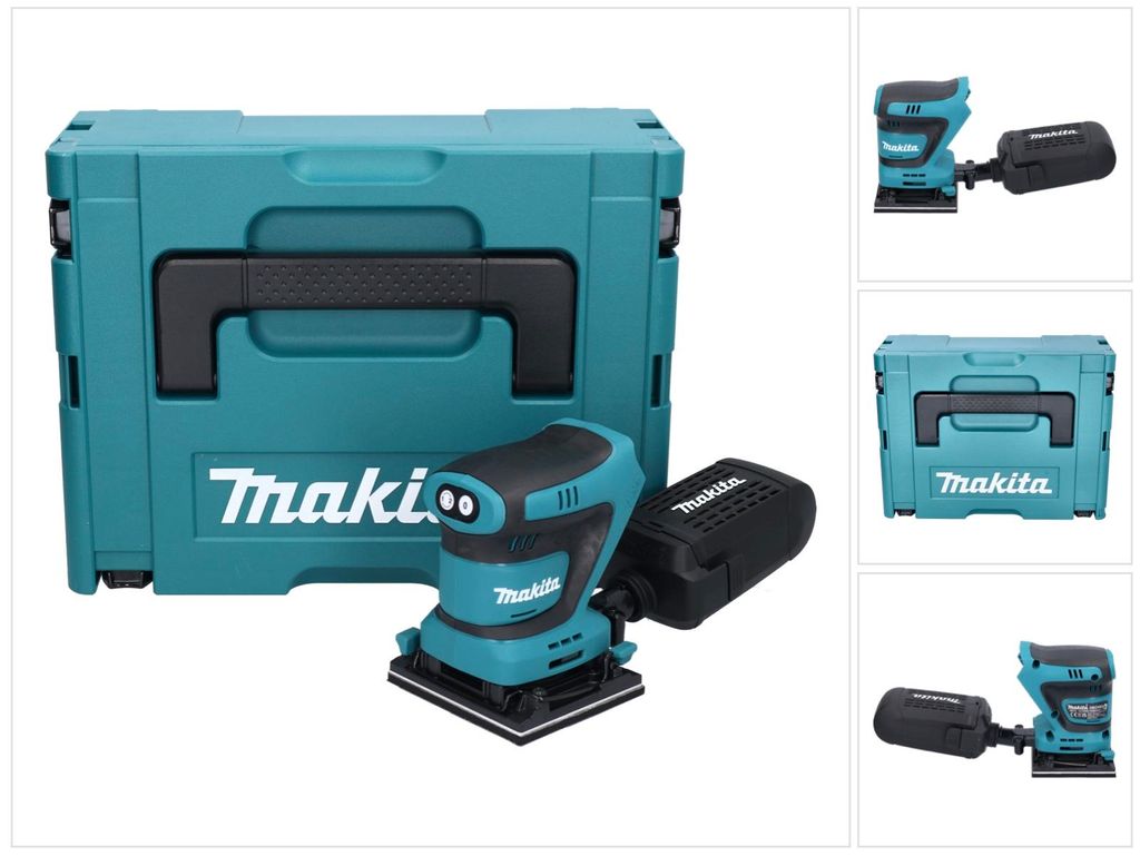 Makita DBO 480 ZJ Akku Schwingschleifer 18 V 112 x 102 mm + Produktbild 