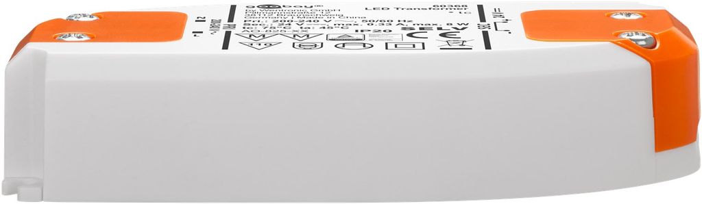 LED-Trafo 24 V (DC), 8 W für LEDs bis 8 W Gesamtlast und Gleichspannung von 24 V (DC)