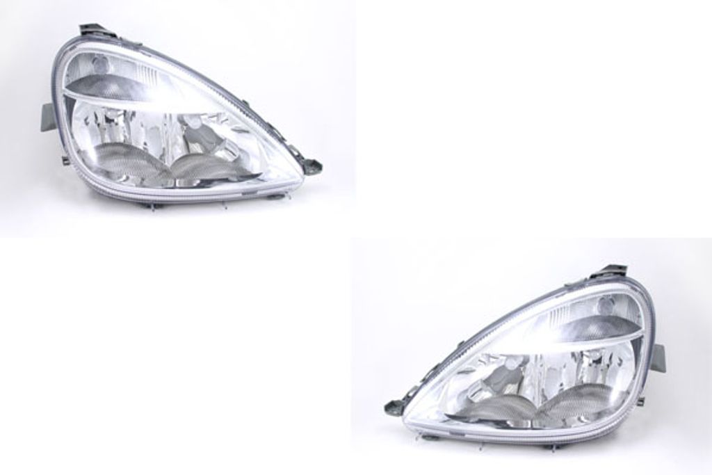 Johns, Scheinwerfer Halogen HSW passend für Mercedes W168 A-Klasse 01-04 H7 H4 Satz L R 1688201761 A1688201761 1688201861 A1688201861