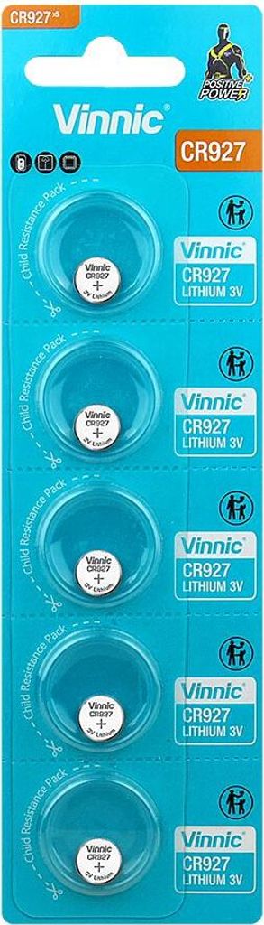 bateria litowa Vinnic CR927 3V - 5 sztuk Zdjęcie produktu 