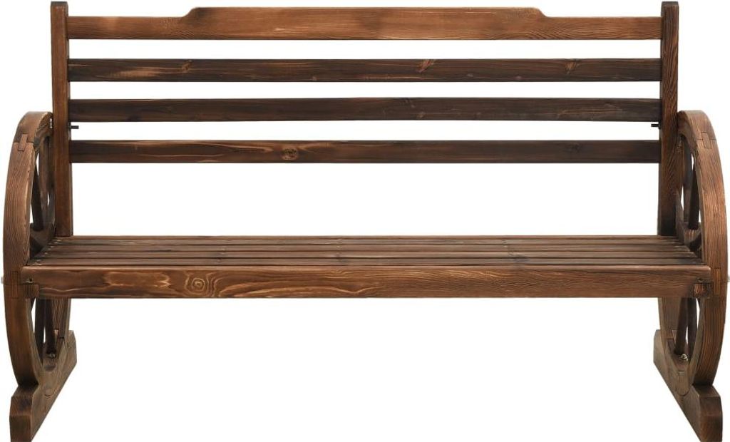 vidaXL Gartenbank 112 cm Massivholz Tanne Produktbild 