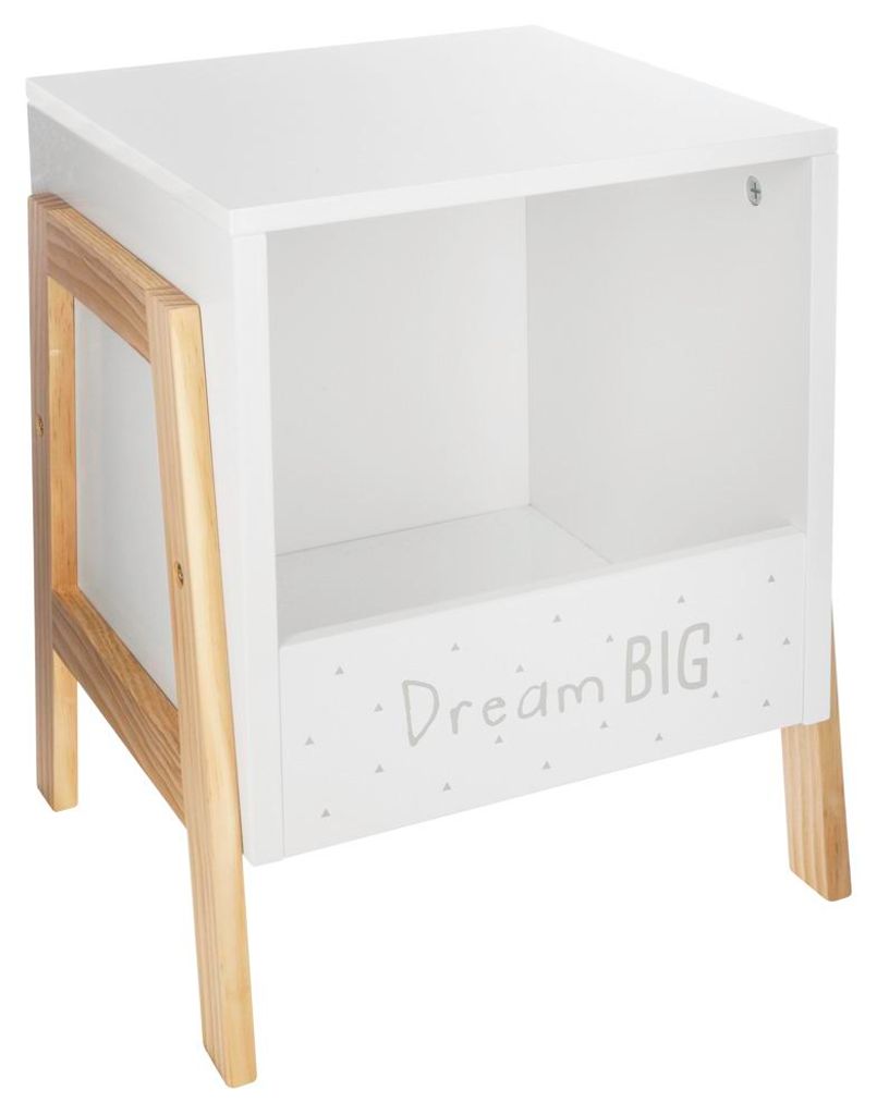 Kinderbuchregal weiß 33cm x 30cm x 40cm Holz Produktbild 