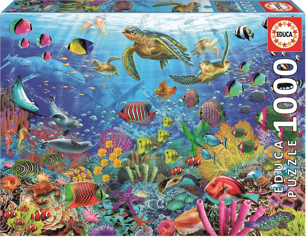 Educa - Unterwasserwelt 1000 Teile Puzzle Produktbild 