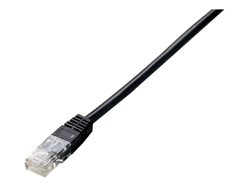 Câble Patch Equip ECO C5e U/UTP de 0,50m Noir pour Réseau Ethernet Stable